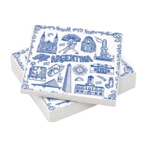 Servilleta Papel Patrios Argentina X20 Unidades