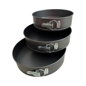 Set X3 Molde Tortera Antiadherente Desmontable