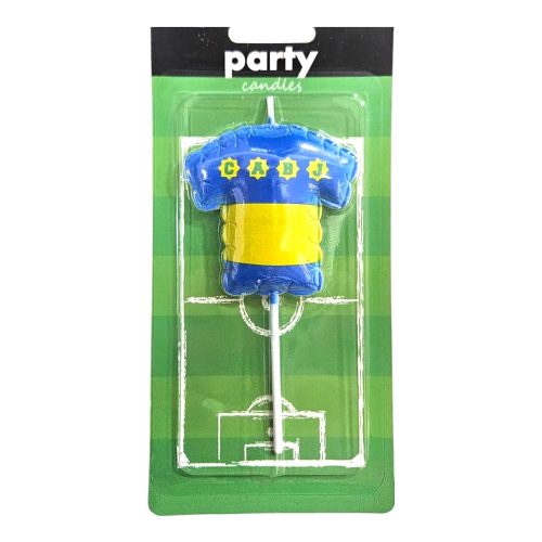 Vela Palito Camiseta Boca 11cm x1u