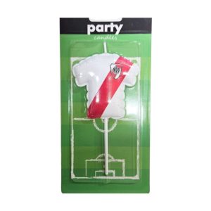 Vela Palito Camiseta River 11cm x1u