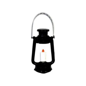 Accesorio Farol con Vela Plástico x1