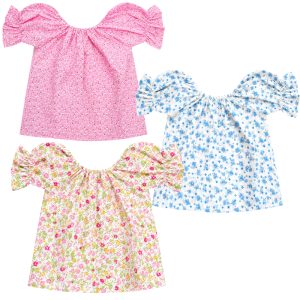 Blusa Camisa Negrita - Paisana Floreada Colores Surtidos Talle 1 Crosti