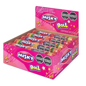 Caja Gomitas Frutales MISKY Rollo x12u x35g c/u