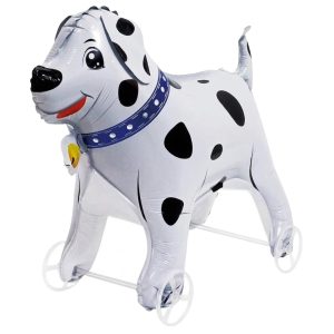 Globo Forma Perro Dalmata con Ruedas 60 x 49cm x1u