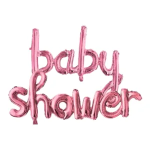 Globo Frase BABY SHOWER NENA ROSA Cursiva