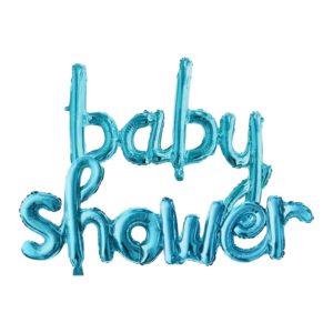 Globo Frase BABY SHOWER NENE CELESTE Cursiva