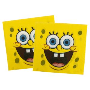 Servilleta Bob Esponja Licencia Oficial - x20 Unidades C.O