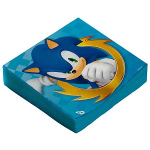Servilleta Sonic The Hedgehog Oficial - x20 Unidades C.O