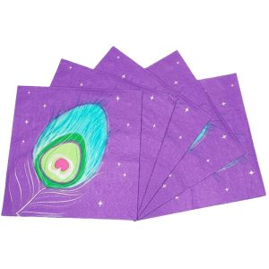 Servilleta de Papel Pavo Real x12 Unidades
