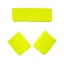 Set Muñequeras y Vincha Amarillo FLUO x1