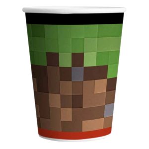 Vaso Polipapel Pixel Game Minecraft X 8 Unidades