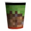Vaso Polipapel Pixel Game Minecraft X 8 Unidades