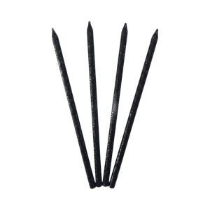 Vela Gibre Larga Negra x12u