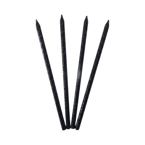 Vela Gibre Larga Negra x12u