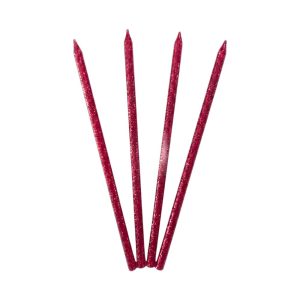 Vela Gibre Larga Rojas x12u