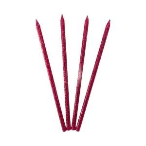 Vela Gibre Larga Rojas x12u