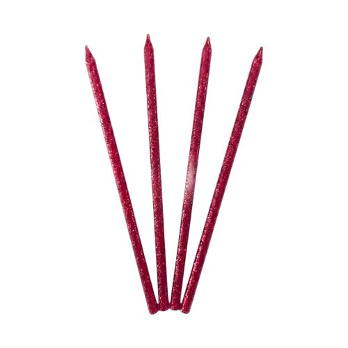 Vela Gibre Larga Rojas x12u