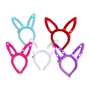 Vincha Conejo Peluche Colores Surtidos (LED)