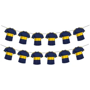 Banderín Camisetas de Boca 2.20 Mts x1 Unidad
