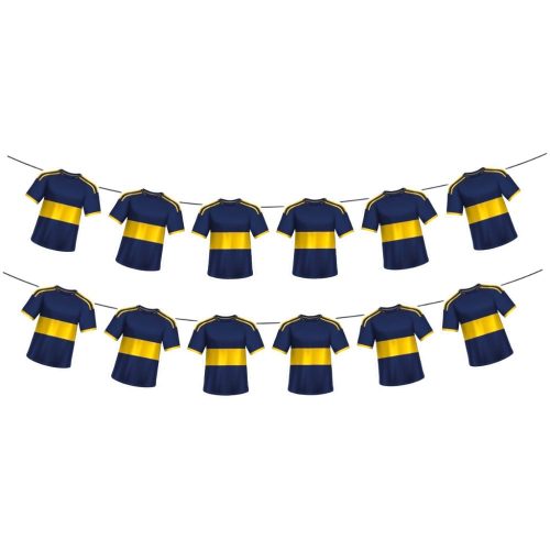 Banderín Camisetas de Boca 2.20 Mts x1 Unidad
