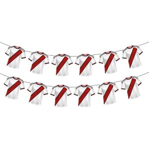 Banderín Camisetas de River 2.20 Mts x1 Unidad