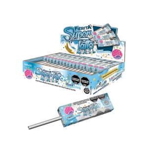 Caja Chupetin Masticable Fierita Con Tatuaje Tutti Frutti Argentina Mundial x50 Unidades