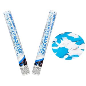 Cañón Lanzapapeles Blanco y Celeste YANG
