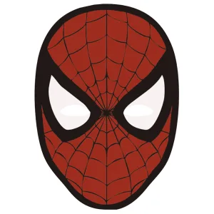 Caretas de Cartulina Hombre Araña x10 Unidades