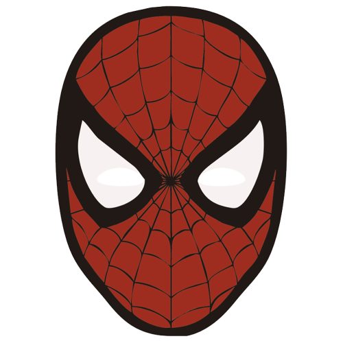 Caretas de Cartulina Hombre Araña x10 Unidades