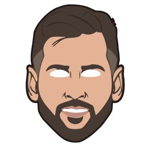 Caretas de Cartulina Messi x10 Unidades