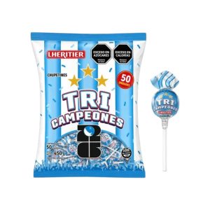 Chupetin Tricampeones Argentina X50 Unidades
