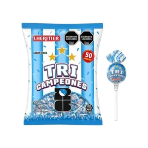Chupetin Tricampeones Argentina X50 Unidades