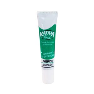 Colorante en Gel VERDE RADHA POMO 15 GRS x1