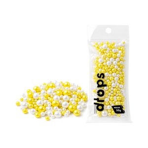 Drops Mix Comunion Blanco y Amarillo 30gr
