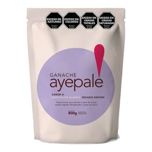 Ganache de Chocolate Blanco Secado Rapido Ayepale x800g