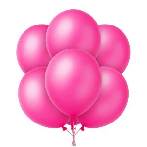 Globo Globby Neon 10 Pulgadas Magenta x25u