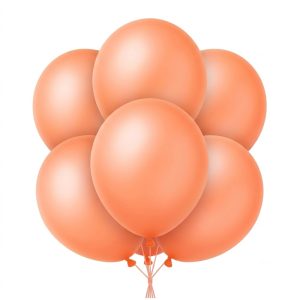 Globo Globby Neon 10 Pulgadas Naranja x25u