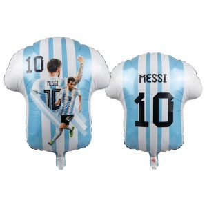 Globo Silueta Camiseta Argentina Messi (18 Pulgadas) Apto Aire