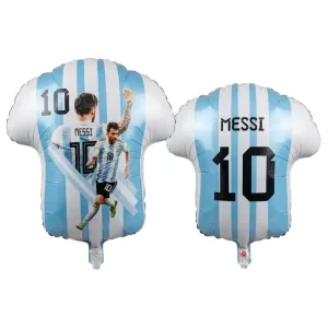 Globo Silueta Camiseta Argentina Messi (18 Pulgadas) Apto Aire