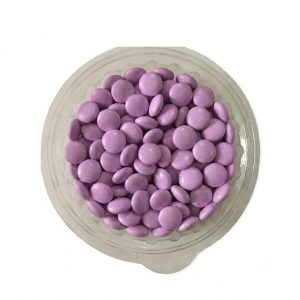 Confite Lenteja Chocolate Color Rosa x200g