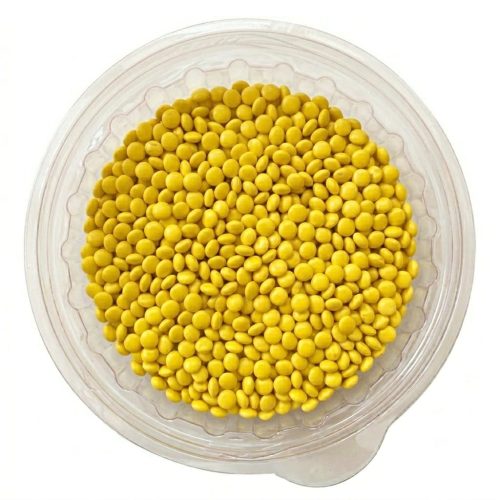 Confite Mini Lenteja Chocolate Color Amarillo x200g