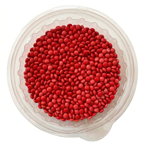 Confite Mini Lenteja Chocolate Color Rojo x200g