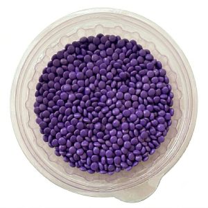 Confite Mini Lenteja Chocolate Color Violeta x200g