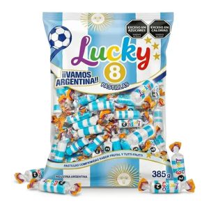 Pastillas LUCKY 8 Argentina 385 Grs