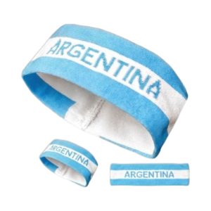 Vincha Tela Elastica Estampada Argentina x1 Unidad