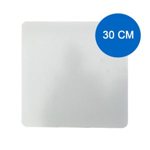 Bandeja Base Fibrofacil Cuadrada Para Torta Blanco 30 x 30 Cm