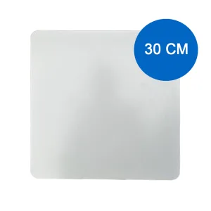 Bandeja Base Fibrofacil Cuadrada Para Torta Blanco 30 x 30 Cm