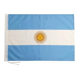 Bandera Argentina de Tela 50 x 75cm x1 Unidad