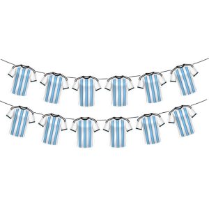 Banderín Camisetas de Argentina 2.20 Mts x1 Unidad