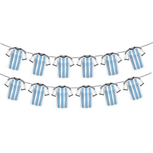 Banderín Camisetas de Argentina 2.20 Mts x1 Unidad